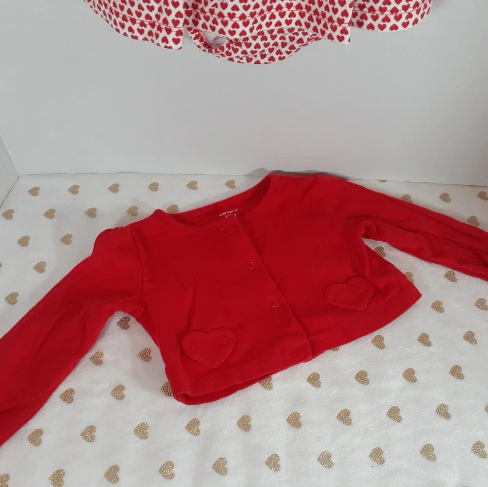 10/$40 Carter's Heart 2pc. Dress